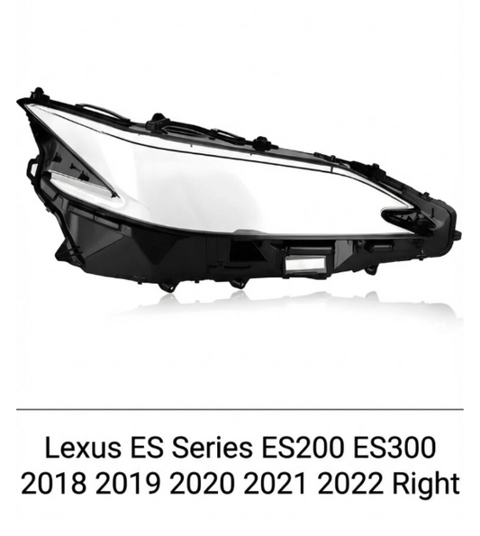 Headlight shell/Headlight lens/Headlamp cover for Lexus ES Series ES200 ES300 ,Year 2018,2019,2020,2021,2022, Pilot Side/Right & Left Front
