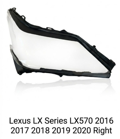 Headlight shell/Headlight lens/Headlamp cover for Lexus LX Series LX570 ,Year 2016,2017,2018,2019, Pilot Side/Right & Left Front