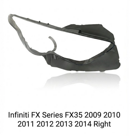 Headlight shell/Headlight lens/Headlamp cover for Infiniti FX Series FX35 ,Year 2009,2010,2011,2012,2013, Pilot Side/Right & Left Front