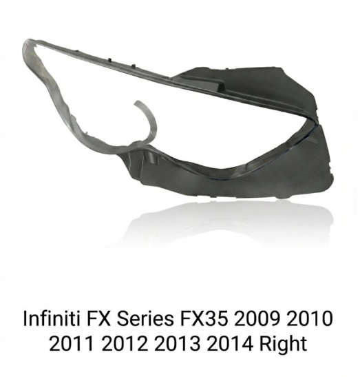 Headlight shell/Headlight lens/Headlamp cover for Infiniti FX Series FX35 ,Year 2009,2010,2011,2012,2013, Pilot Side/Right & Left Front