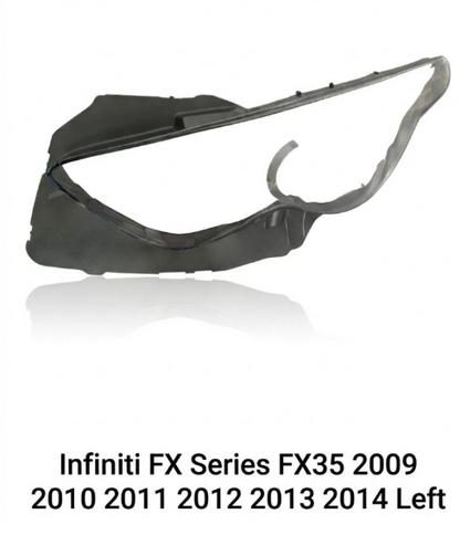 Headlight shell/Headlight lens/Headlamp cover for Infiniti FX Series FX35 ,Year 2009,2010,2011,2012,2013, Pilot Side/Right & Left Front