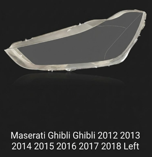 Headlight shell/Headlight lens/Headlamp cover for Maserati Ghibli Ghibli ,Year 2012,2013,2014,2015,2016,2017,2018,2019,2020, Pilot Side/Right & Left Front