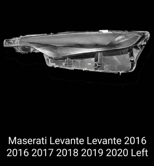 Headlight shell/Headlight lens/Headlamp cover for Maserati Levante Levante ,Year 2016,2017,2018,2019,2020, Pilot Side/Right & Left Front