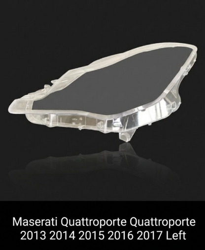 Headlight shell/Headlight lens/Headlamp cover for Maserati Quattroporte Quattroporte ,Year 2013,2014,2015,2016,2017, Pilot Side/Right & Left Front